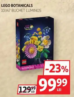 Auchan lego botanicals 10347 buchet luminos Ofertă