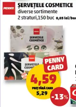 Penny Penny șervețele cosmetice Ofertă