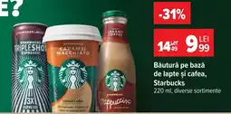 Carrefour Market Starbucks băuturi pe bază de lapte și cafea Ofertă