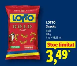 Lidl Lotto gold snack Ofertă