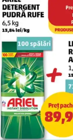 Penny Ariel detergent pudră rufe Ofertă