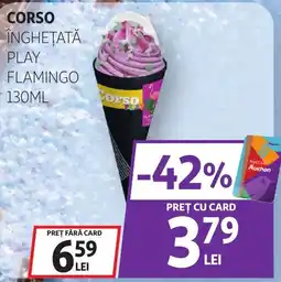 Auchan Corso înghețată play flamingo Ofertă