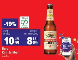 Carrefour Bere Kirin Ichiban Ofertă