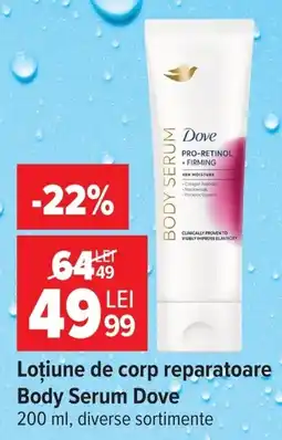 Carrefour Dove loțiune de corp Ofertă