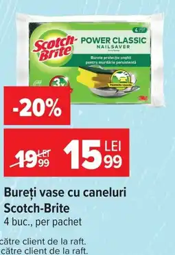 Carrefour Scotch-brite bureți vase cu caneluri Ofertă