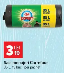 Carrefour Saci menajeri Carrefour Ofertă