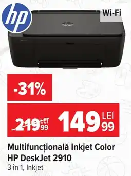 Carrefour hp multifuncțională inkjet color hp deskjet 2910 Ofertă