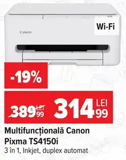 Carrefour Canon multifuncțională Pixma TS4150i Ofertă