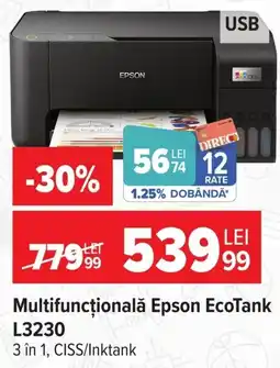 Carrefour Epson multifuncțională eco tank l3230 Ofertă