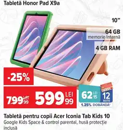 Carrefour Acer Iconia Tab Kids 10 Ofertă