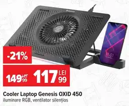 Carrefour Genesis cooler laptop oxid 450 Ofertă