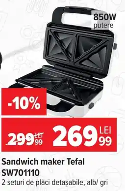 Carrefour Sandwich maker Tefal SW701110 Ofertă
