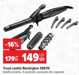 Carrefour Remington trusă coafat S8670 Ofertă