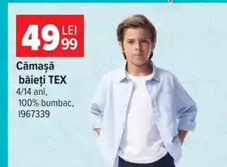 Carrefour Tex cămașă băieți Ofertă