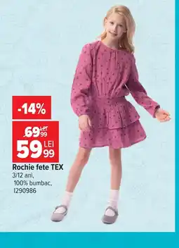 Carrefour Tex rochie fete Ofertă