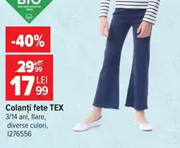 Carrefour Tex colanti fete Ofertă