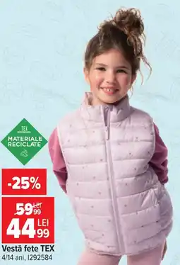 Carrefour Tex vestă fete Ofertă