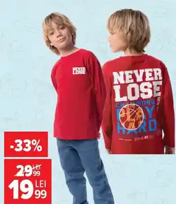 Carrefour Tricou cu mânecă lungă băieți Tex Ofertă