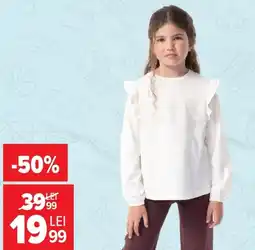 Carrefour Tex tricou cu mânecă lungă, fete Ofertă