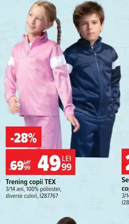 Carrefour Trenning copii TEX Ofertă