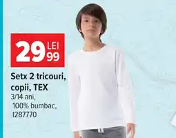 Carrefour tex tricouri Ofertă