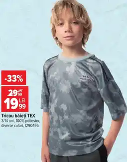 Carrefour Tex tricou băieți Ofertă