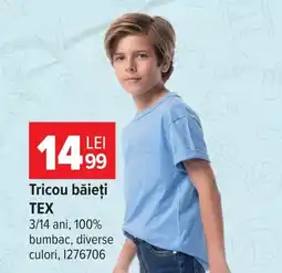 Carrefour Tex tricou băieți Ofertă