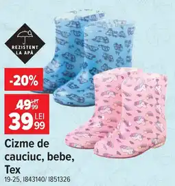 Carrefour Tex cizme de cauciuc, bebe Ofertă