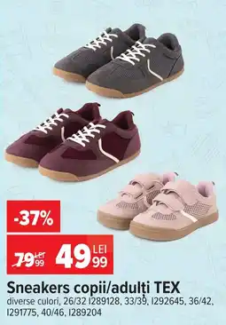 Carrefour Tex sneakers copii/adulti Ofertă