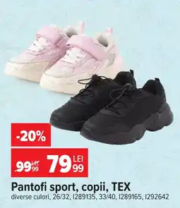 Carrefour Tex pantofi sport copii Ofertă