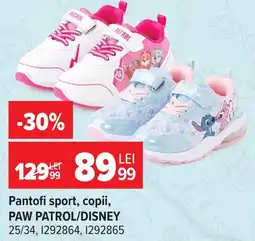Carrefour Paw patrol pantofi sport copii Ofertă