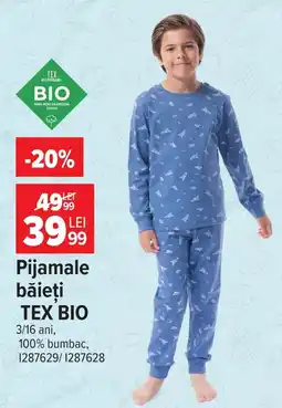Carrefour Tex bio pijamale băieți Ofertă
