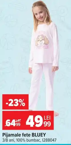 Carrefour Pijamale fete BLUEY Ofertă