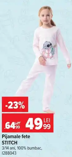 Carrefour Stitch pijamale fete Ofertă