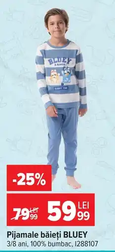 Carrefour Pijamale băieți BLUEY Ofertă