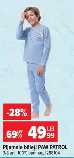 Carrefour Paw patrol pijamale băieți Ofertă