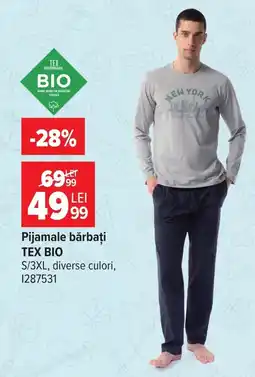 Carrefour Tex bio pijamale bărbați Ofertă