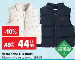 Carrefour Vestă bebe TEX BABY Ofertă