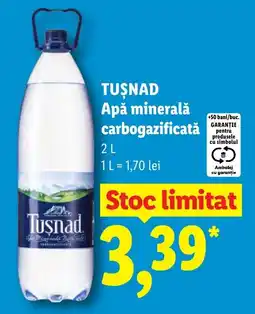 Lidl Tusnad apa minerala carbogazificata Ofertă
