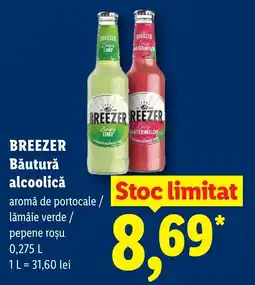 Lidl Breezer băutură alcoolică Ofertă