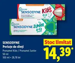 Lidl Sensodyne periute de dinți Ofertă