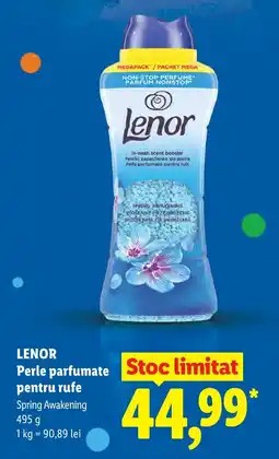 Lidl Lenor Perle parfumate pentru rufe Ofertă