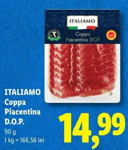 Lidl Itali amo coppa piacentina d.o.p. Ofertă