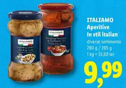 Lidl Italiamo aperitive în stil italian Ofertă