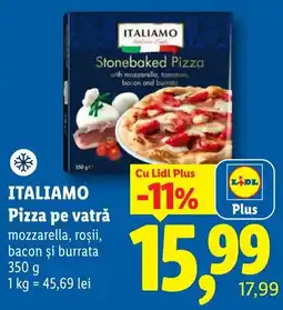 Lidl Itali amo pizza pe vatră Ofertă