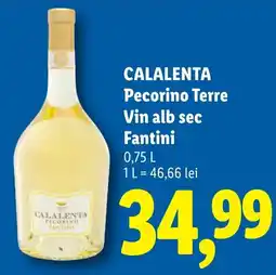 Lidl Calalenta pecorino terre vin alb sec Ofertă
