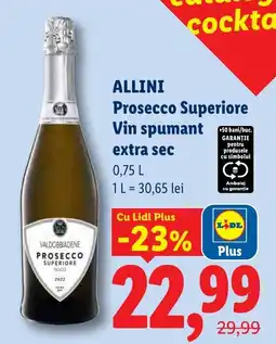 Lidl Allini Prosecco Superiore Ofertă