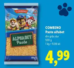 Lidl Combino paste alfabet Ofertă