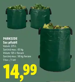Lidl Parkside sac pliabil Ofertă