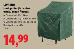 Lidl Livarno husă protecție pentru masă / scaun / bancă Ofertă